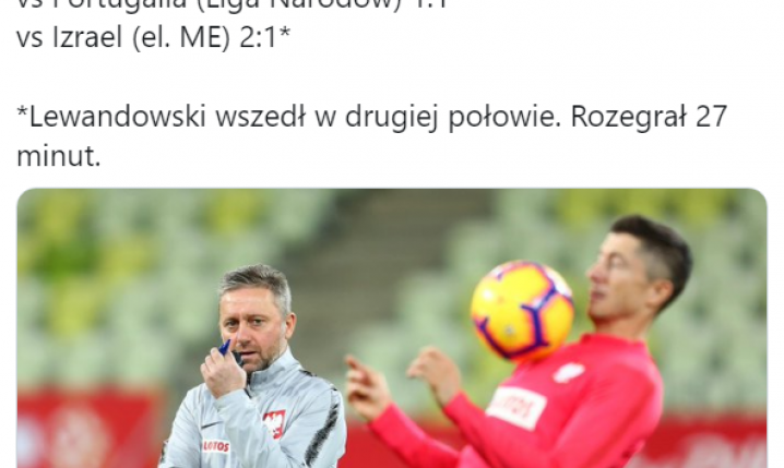 Mecze kadry Brzęczka BEZ ROBERTA LEWANDOWSKIEGO